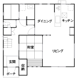 間取り図 1階