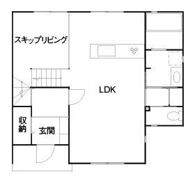 間取り図 1階