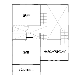 間取り図 中2階