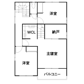 間取り図 2階