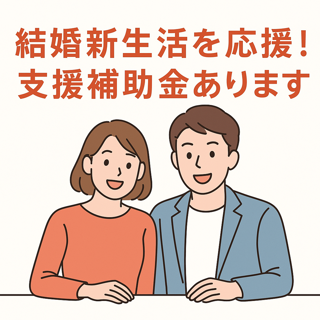 結婚新生活を応援します。橋本市結婚新生活支援補助金