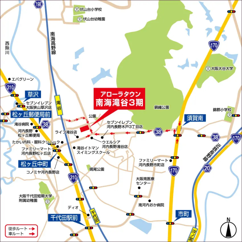 現地案内図
