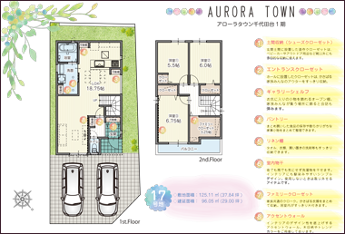 アローラタウン千代田台17号地参考プラン