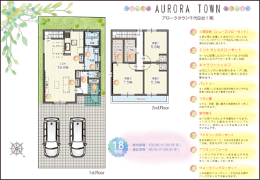 アローラタウン千代田台18号地参考プラン