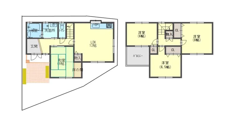 中古一戸建て】河内長野市北青葉台（美加の台駅 ）2階建 4LDK 価格 790万円