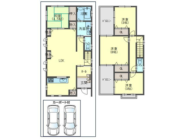 【中古一戸建て】河内長野市上田町（三日市町駅 ）2階建 4LDK 価格2480万円