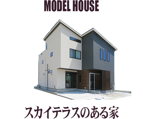 MODEL HOUSE スカイテラスのある家