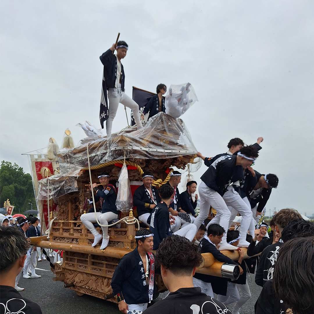 河内長野市 市制施行70周年記念祝賀地車パレード